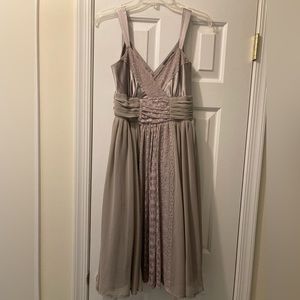 Pretty Dressy Forever 21 silver/ gray size Small dress.